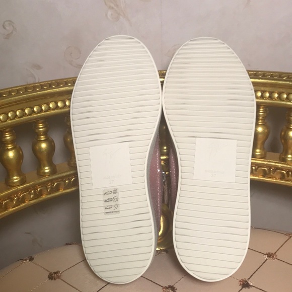 Giuseppe Zanotti MayLondon Glitter Sneakers 37 NWT - Picture 5 of 6